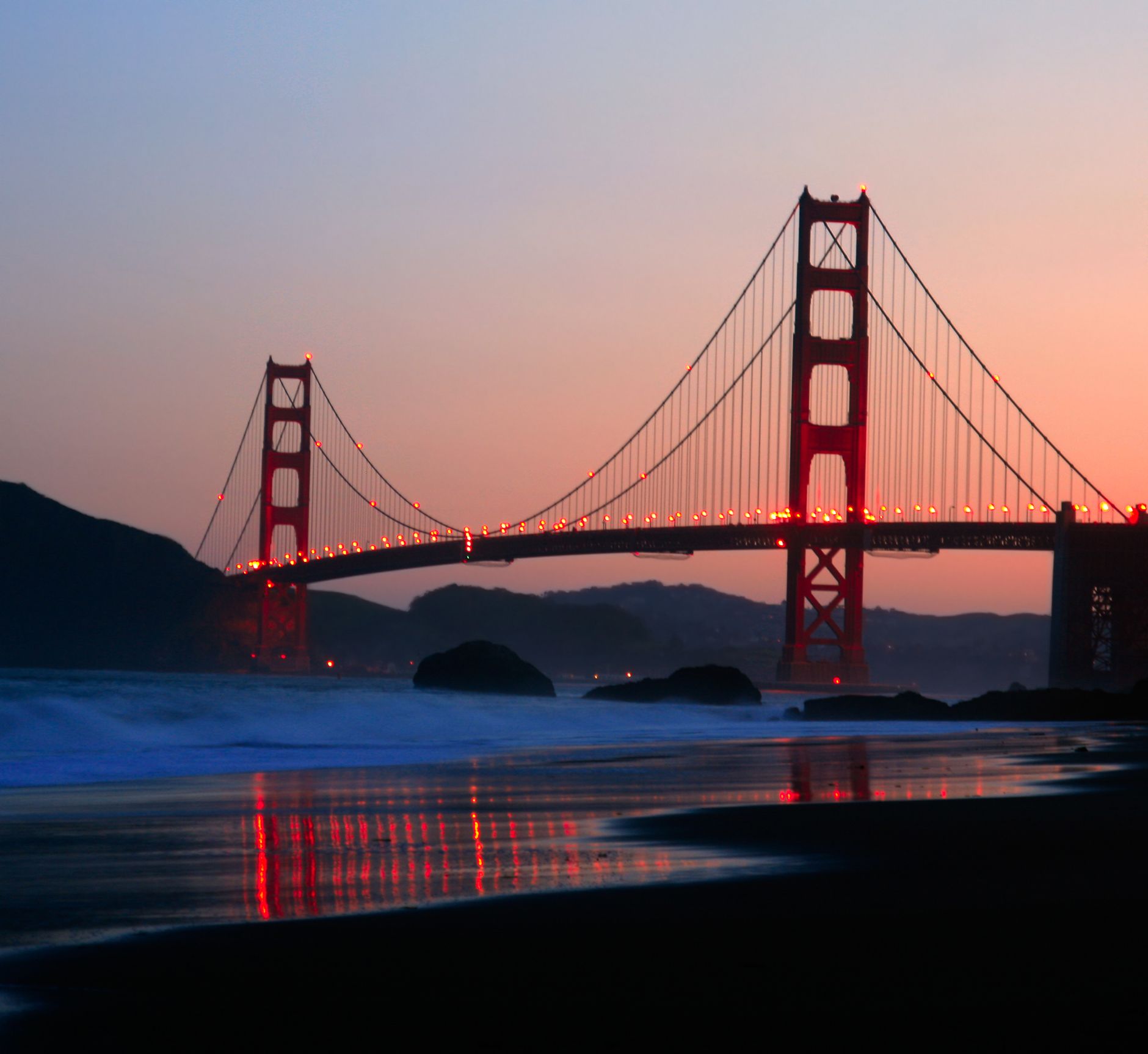 Twilight Shot Baker Beach