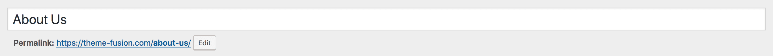 WordPress Post Title
