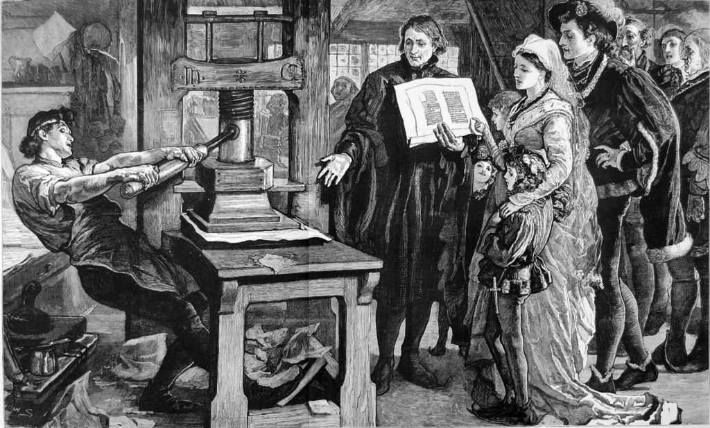 Printing Press Typography