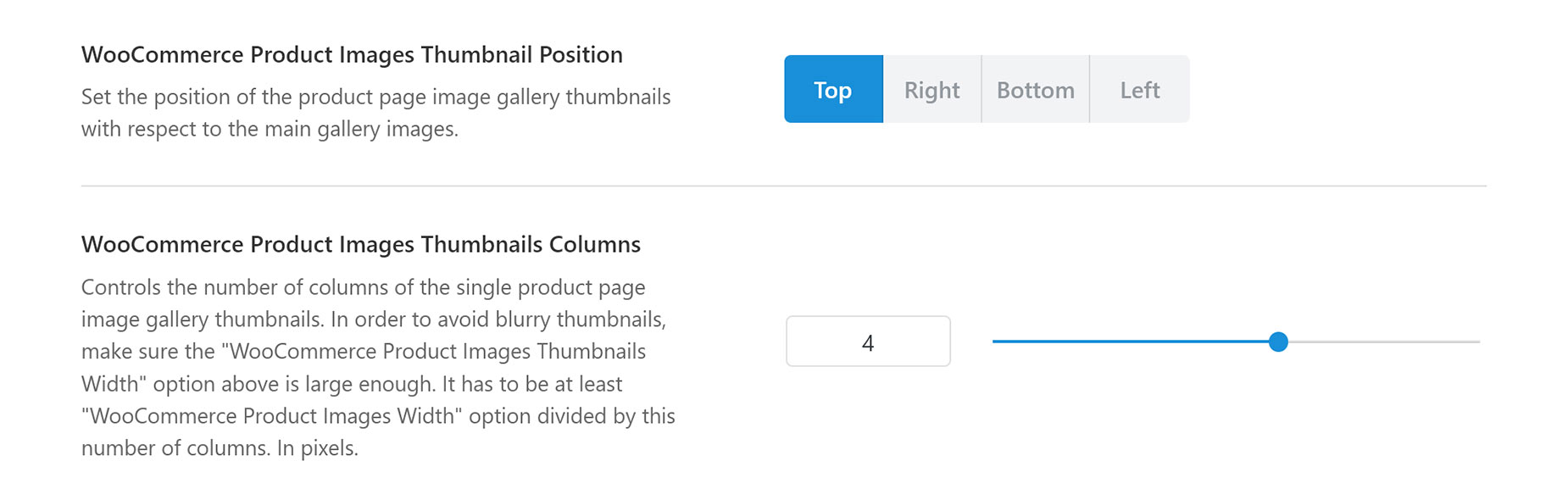 Product Images Thumbnails > Top or Bottom