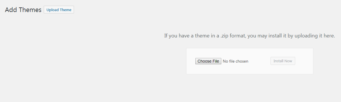 Upload Avada Theme