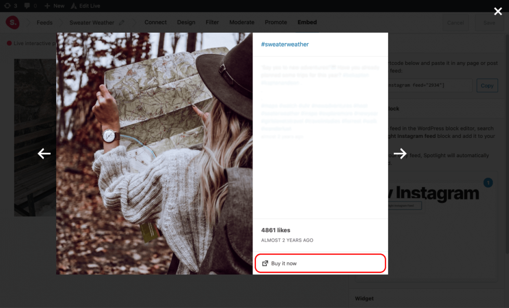 Spotlight Instagram Feeds Plugin