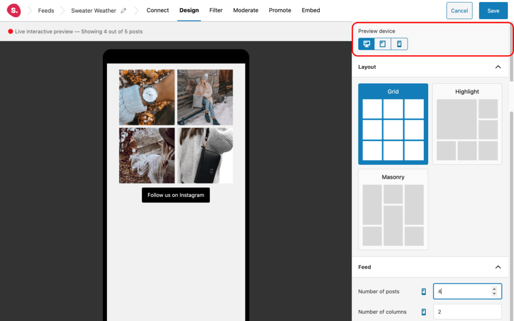 Spotlight Instagram Feeds Plugin