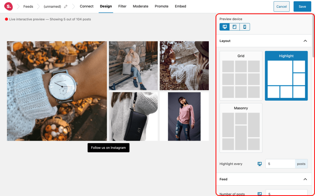 Spotlight Instagram Feeds Plugin