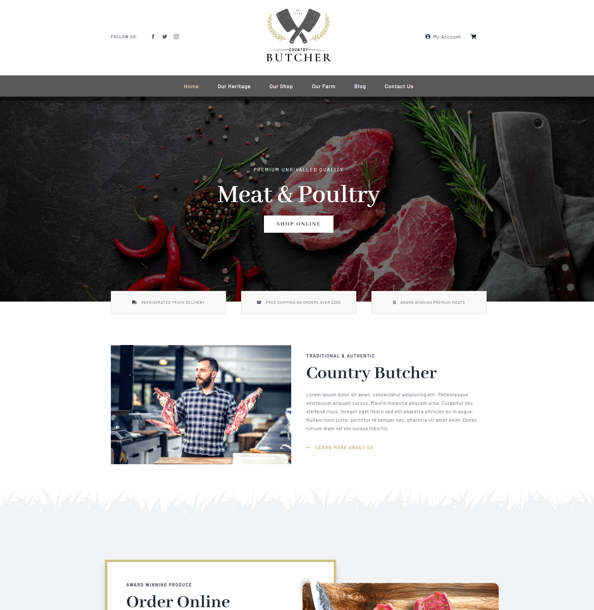 Avada Country Butcher Featured