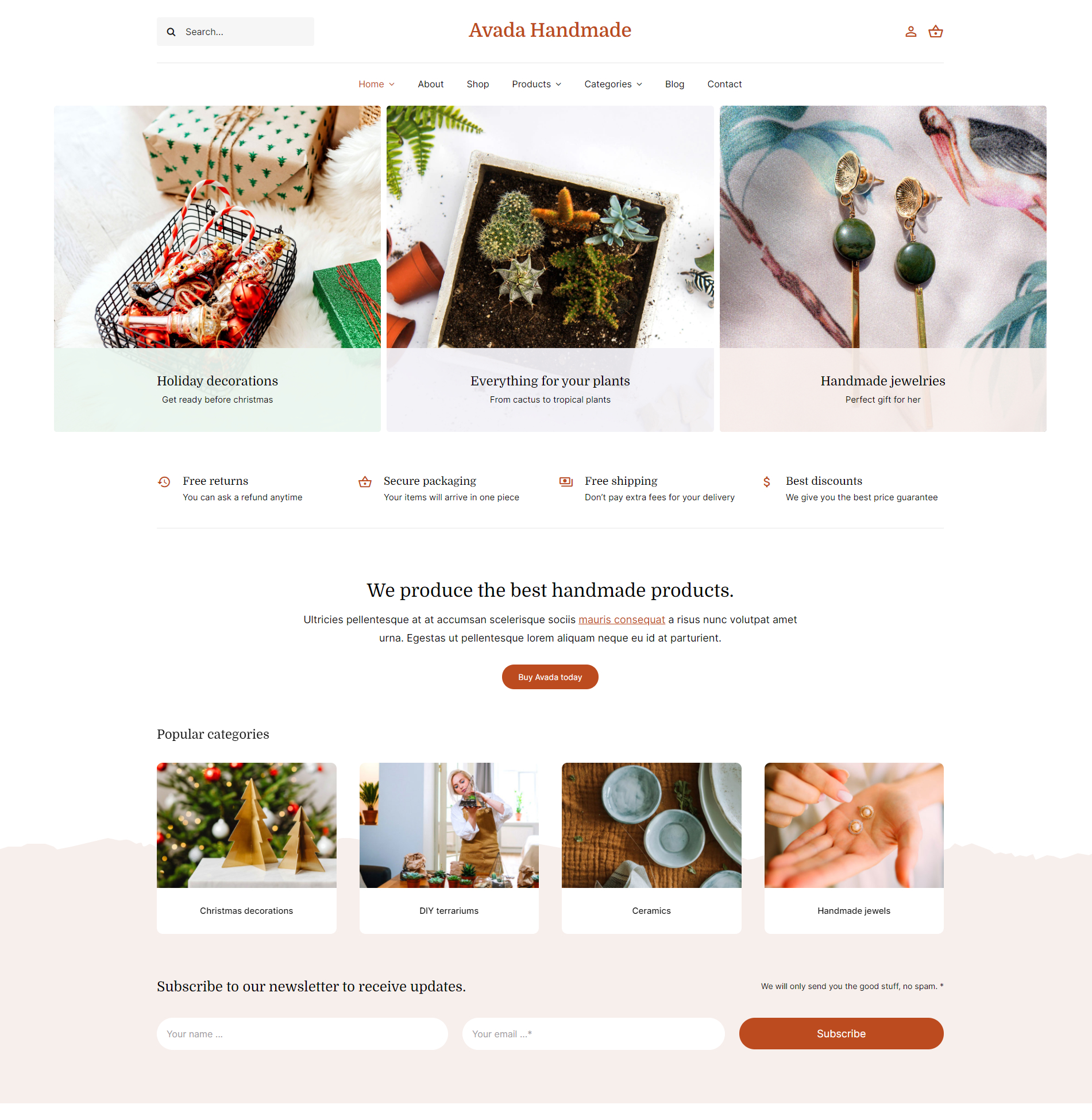 Avada Handmade Featured