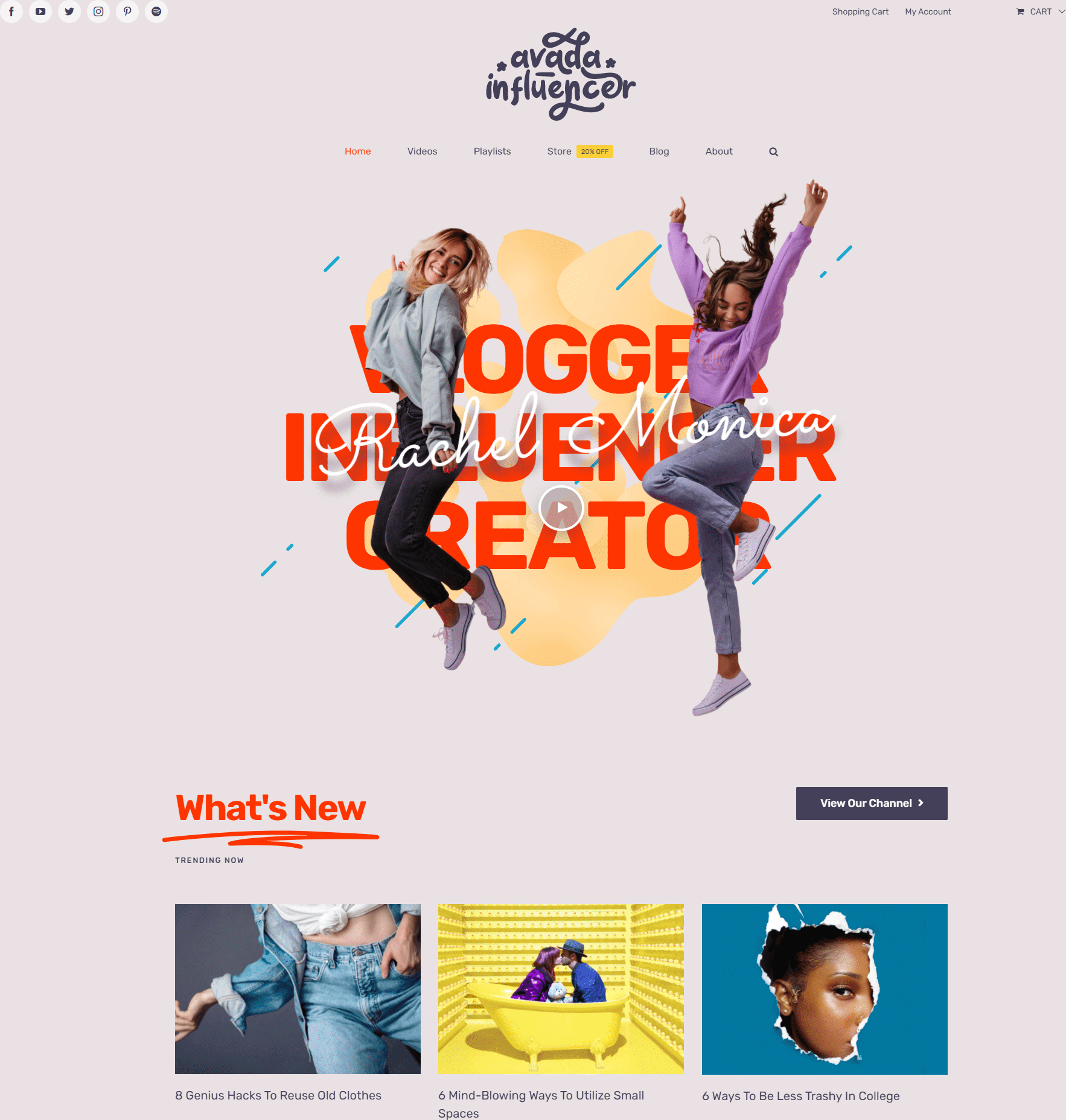 Avada Influencer Featured