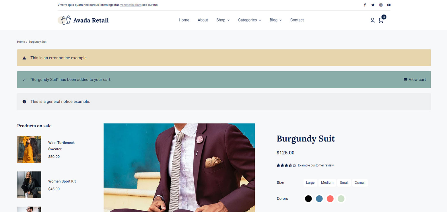 Avada Woo Notices Element Mockup 2