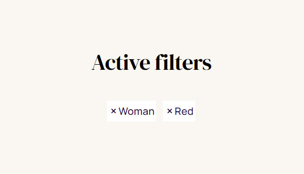Woo Active Filter Example