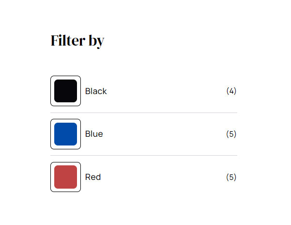 Woo Filter by Attribute 2