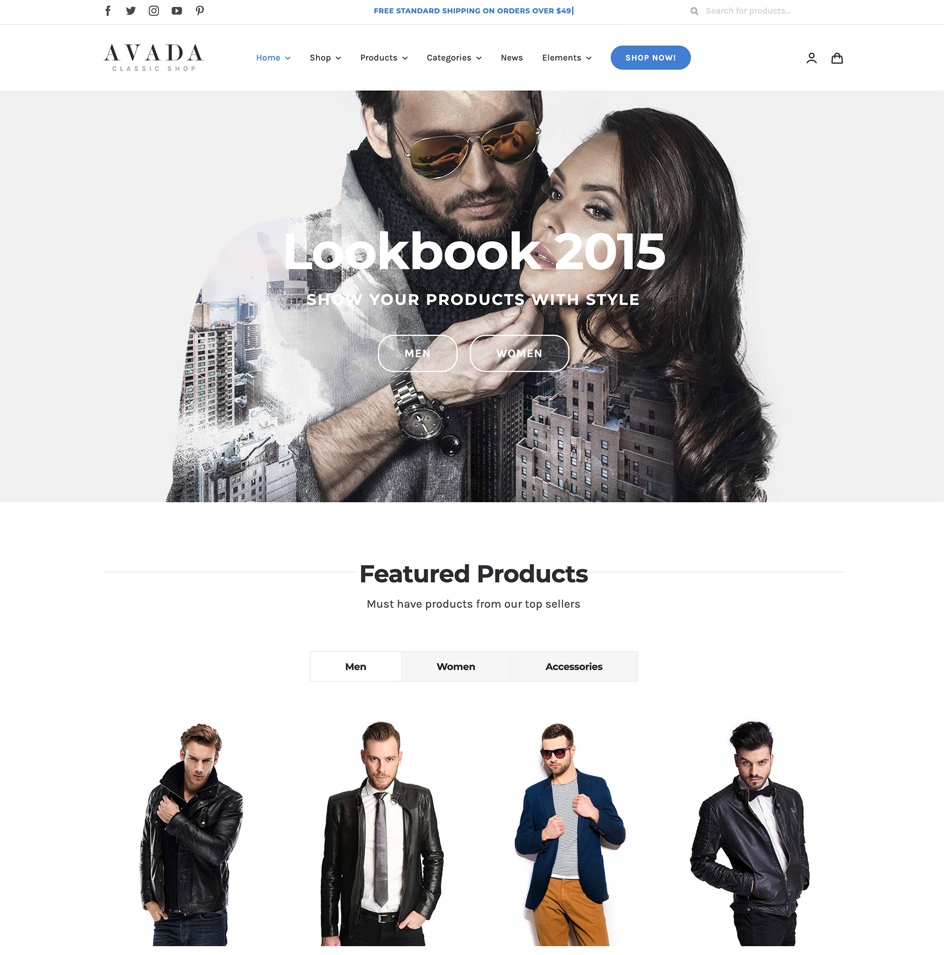 Avada Classic Shop