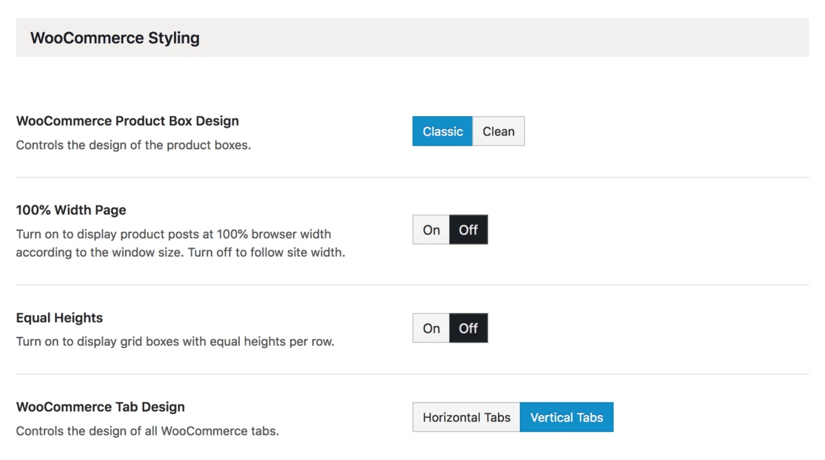 Woo To Styling Options