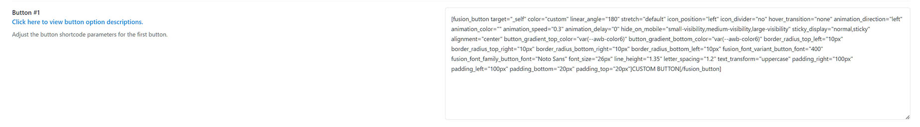 Pasting Button In