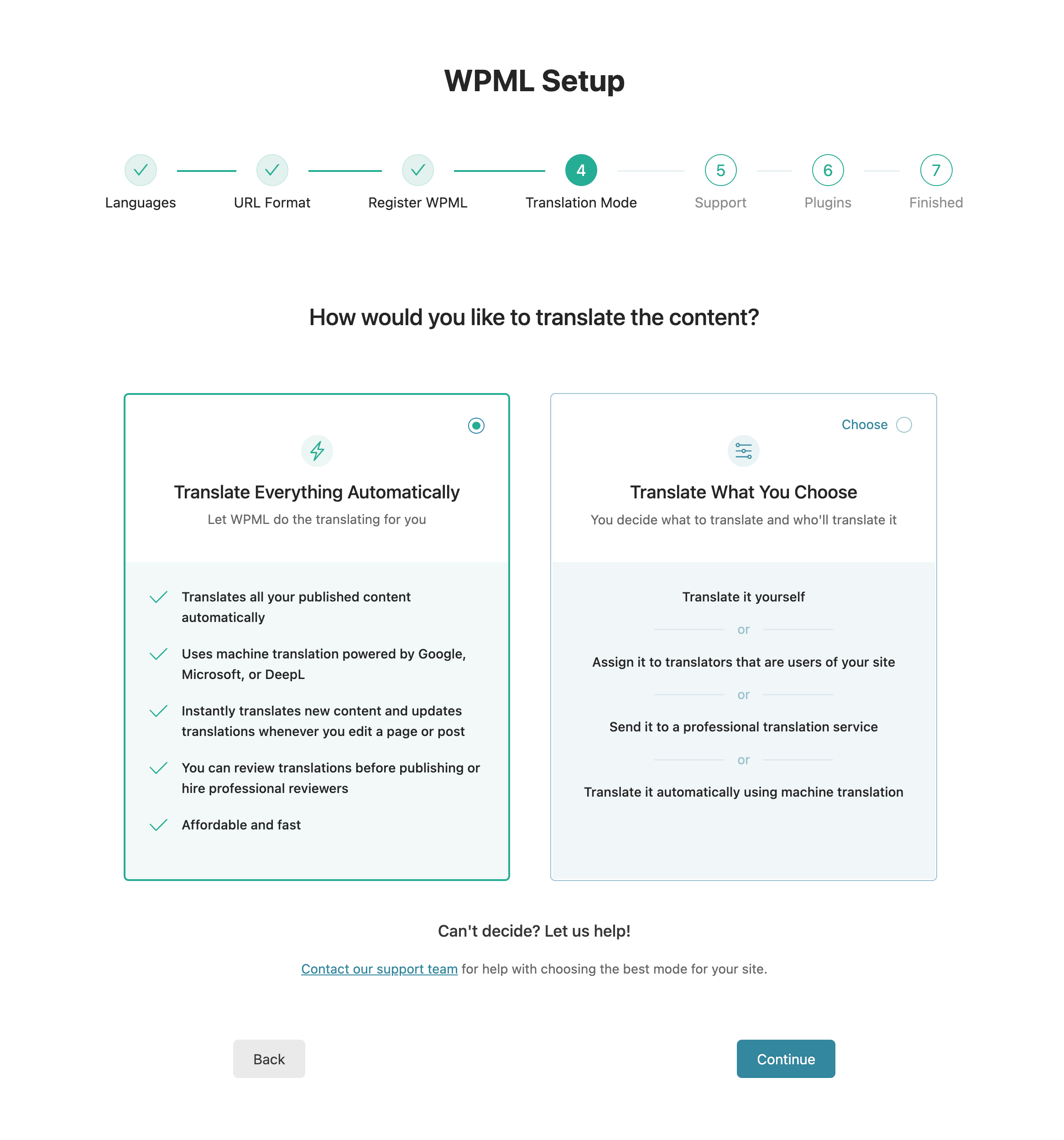 WPML Translation