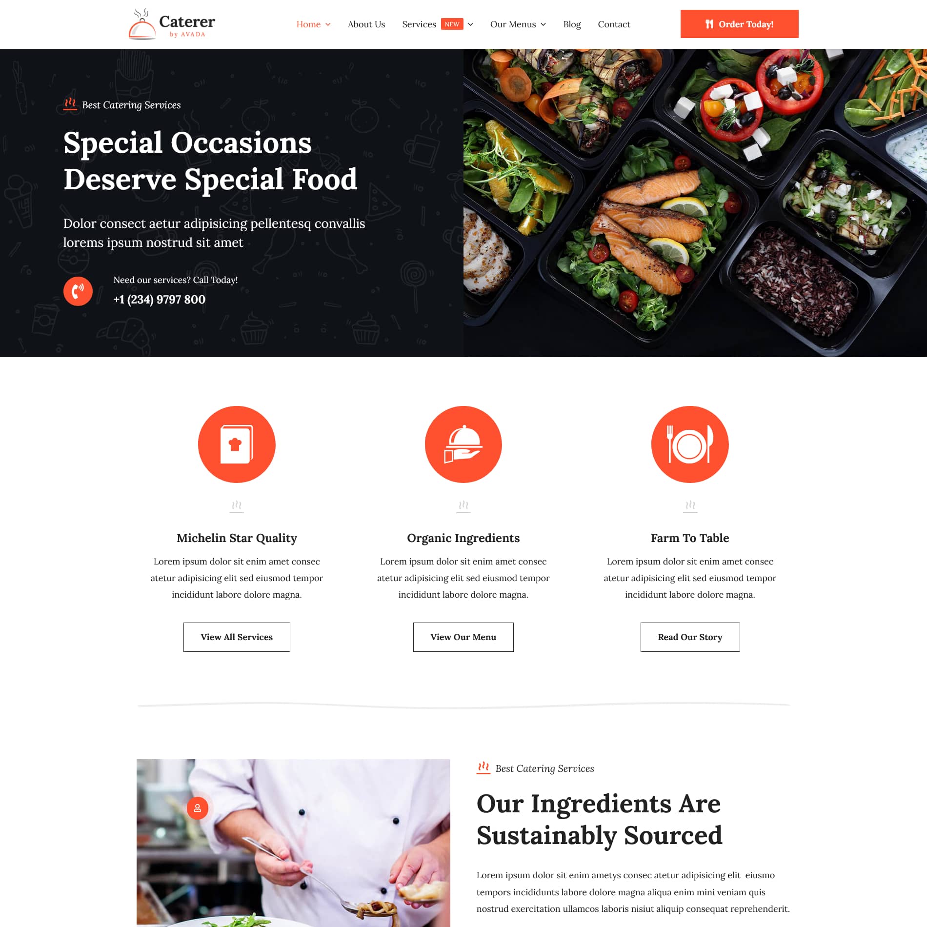 Avada Caterer