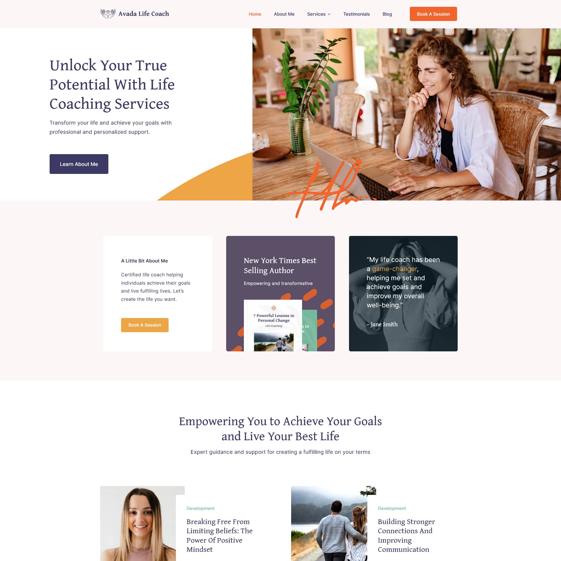 Avada Life Coach