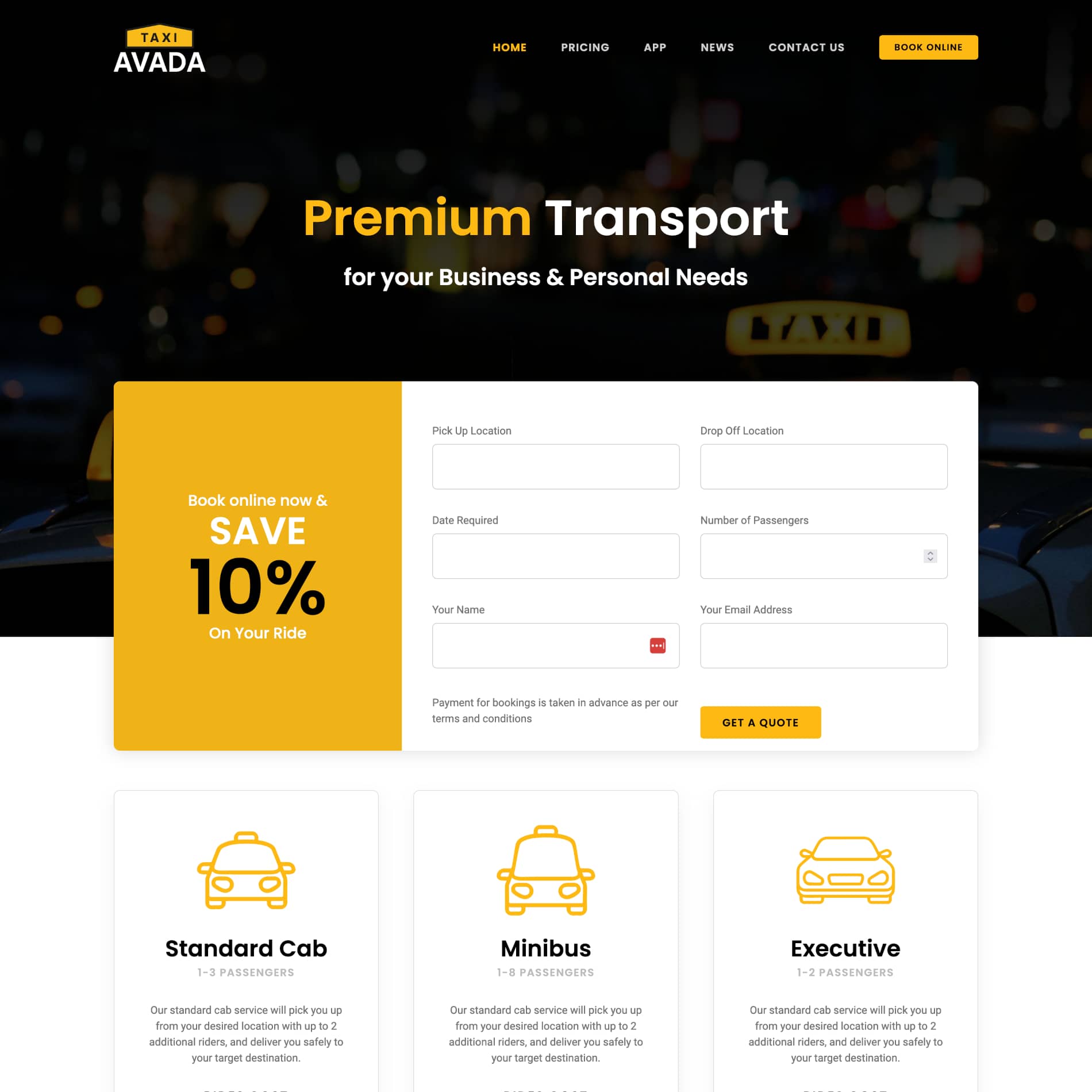 Avada Taxi