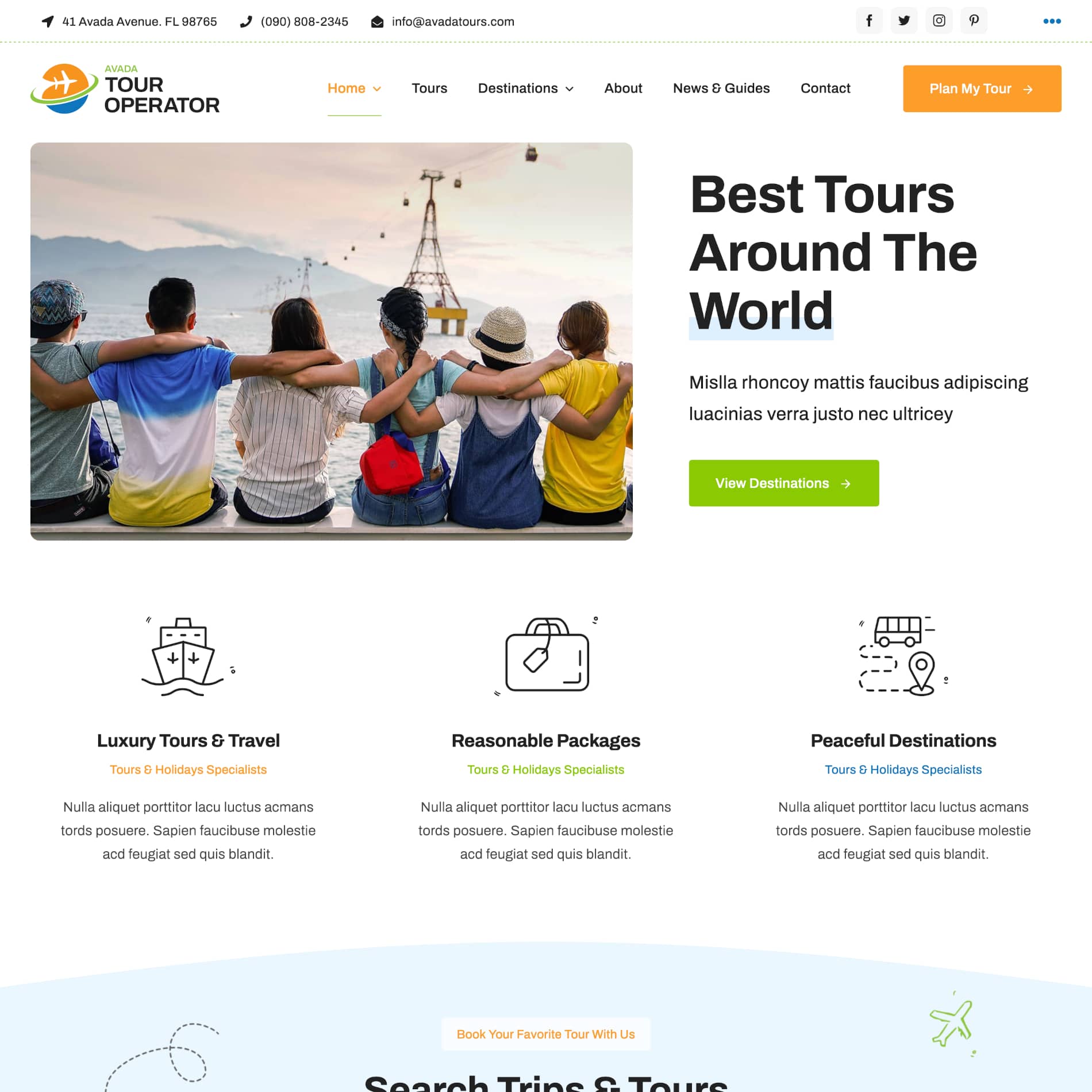 Avada Tour Operator