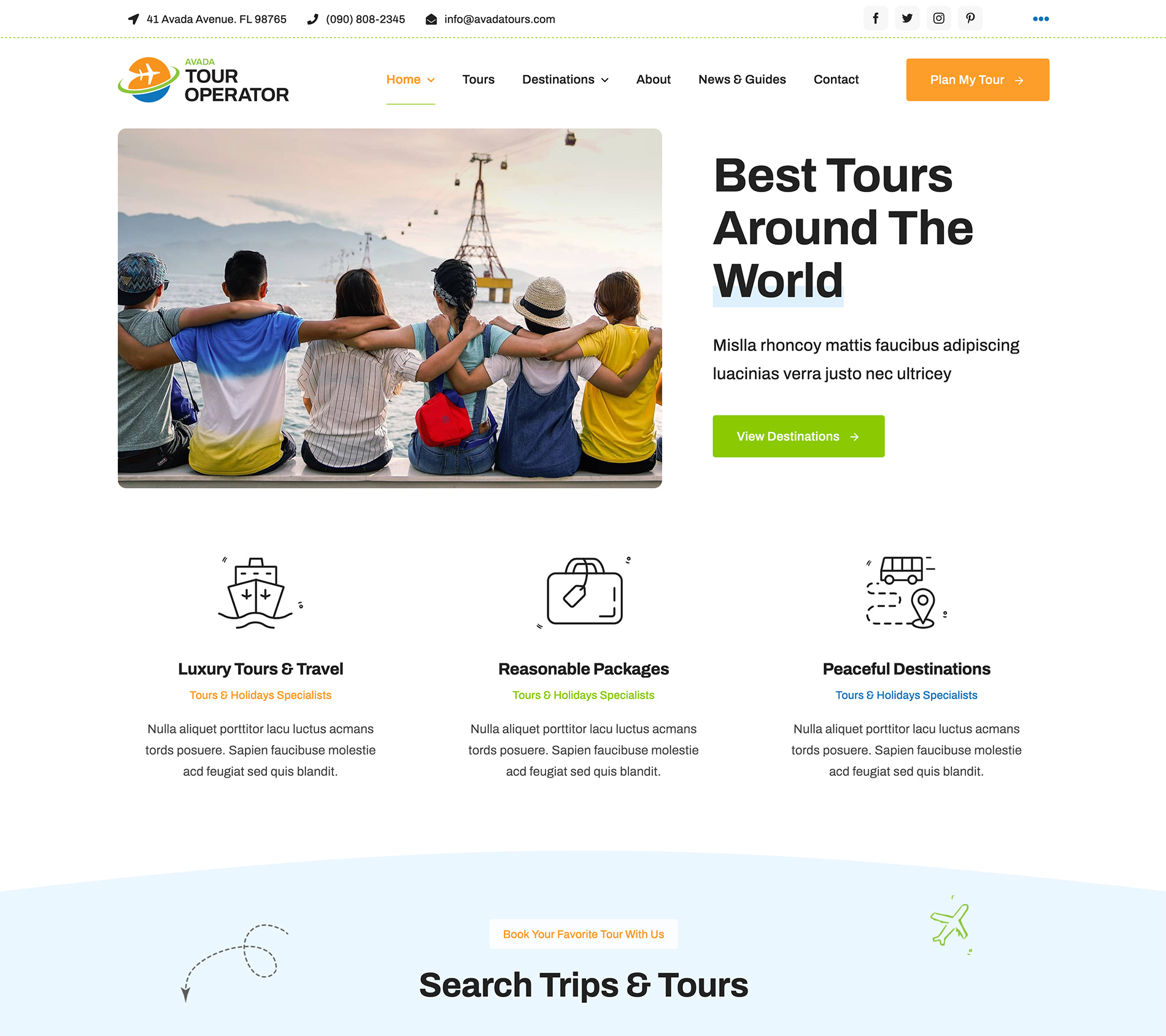 Avada Tour Operator